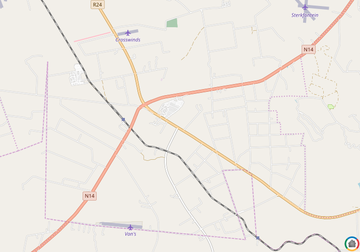 Map location of Wolfelea AH